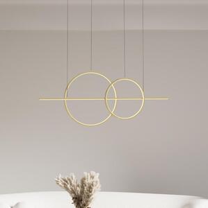 Zuma Line MD7358-2A-3GT - LED Luster na lanku CHOLET LED/34W/230V zlatá