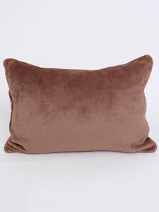 Obliečka na vankúš mikroplyš 40 × 60 cm – Laura mocha mousse