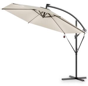 LED slnečník Mali Ø330 cm - krémový