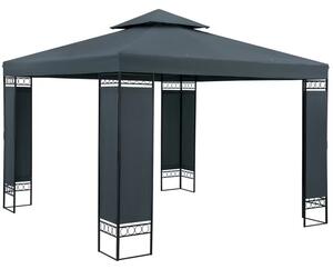 Záhradný altánok Lorca 3x3 m - antracit