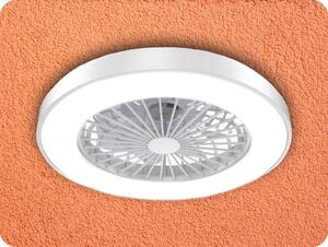 ACA Lighting 22W stropný ventilátor s LED svetlom 36W, s diaľkovým ovl., CCT, 6 rýchlostí, biely [FANOKWH10G]