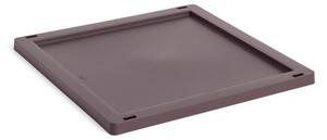 HAY Plastové veko Colour Crate Medium Square/Cube, bordeaux