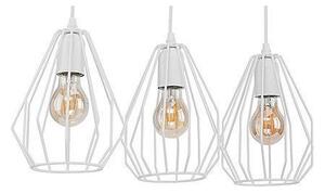 Luster na lanku BRYLANT 3xE27/60W/230V biely