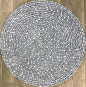 Protišmykový koberec BARI PRINT 250654W kruh