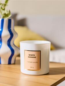 Sinsay - Voňavá sviečka White Jasmine - biela