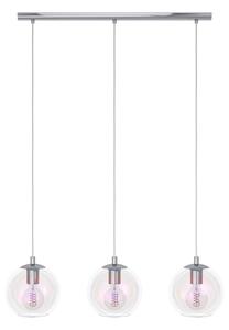 Eglo 901919 - Závesný luster ARISCANI na lankách 3xE27/60W/230V, lesklý chróm
