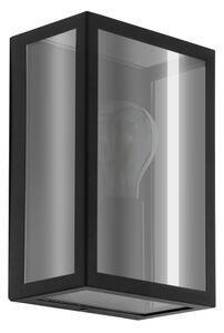 Eglo 33627 - Vonkajšie nástenné svietidlo ALAMONTE SMOKE 1xE27/60W/230V IP44 čierna