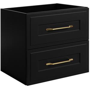 CLASSIC čierny B60 závesná skrinka pod umývadlo 60 cm