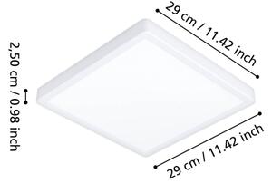 Eglo 901337 - LED kúpeľňové stropné svietidlo FUEVA LED/13W/230V 29x29 cm IP44 biele