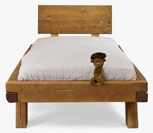 Jednolôžková posteľ z trámov Miky 90 x 200 cm