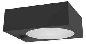 Eglo 901914-LED Solárne svietidlo so senzorom DARFANO LED/6,5W/3,7V 2000mAh čierna