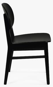 Jedálenská stolička čierna PURE
