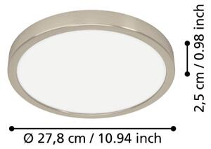 Eglo 901317 - LED stropné svietidlo FUEVA LED/14,2W/230V 2700/4000/6500K priemer 27,8 cm chróm