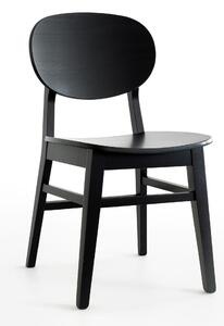 Jedálenská stolička čierna PURE