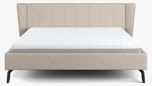 Čalúnená posteľ s úložným priestorom béžová, 180 x 200 cm Discover Design Italy