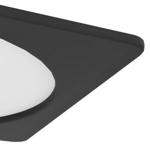 Eglo 901392 - LED podhľadové svietidlo FUEVA LED/10,5W/230V 16,6x16,6 cm čierne