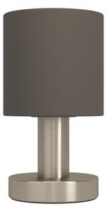 Eglo 31842 - Stolná lampa MONTETTO 1xE14/40W/230V hnedá/matný chróm