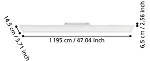 Eglo 901504-LED Stmievateľný prisadený panel MORADILLO-R LED/28,3W/230V 120x15cm biela+DO