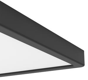 Eglo 901375 -LED RGBW stmievateľné kúpeľňové stropné svietidlo FUEVA-Z LED/13,5W/230V 29,5cm IP44 čierna