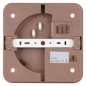 Brilagi -LED Vonkajšie stropné svietidlo BENE LED/18W/230V 21,5x21,5 cm hnedá IP54