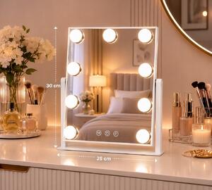 Ekspand LED zrkadlo HOLLYWOOD 25x30cm