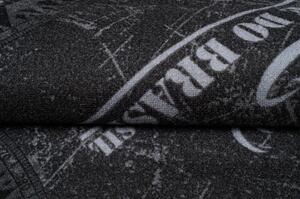 Kusový koberec Robusta sivý 67x120cm