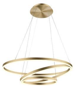LED2 3271177DT CIRCLE 3 P-Z závesné svietidlo zlaté stmievateľné