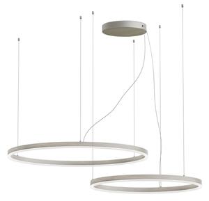 LED2 3274676DT CIRCLE SET 2 P-Z závesné svietidlo niklové stmievateľné