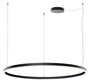 LED2 3273473DT CIRCLE 100 PZ závesné svietidlo čierne stmievateľné