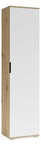 Predsieňová skriňa Walker 50 cm, dub artisan / biela