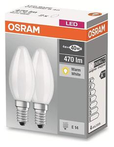 SADA 2x LED Žiarovka STAR B40 E14/4W/230V 2700K - Osram