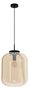 Eglo 39672 - Luster na lanku BULCIAGO 1xE27/40W/230V priemer 35 cm béžová