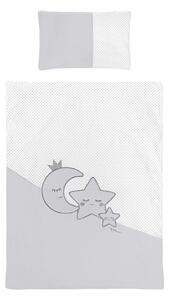 3-dielne posteľné obliečky Belisima Magic Stars 100/135 sivé