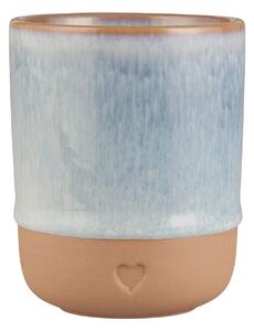 Kameninový hrnček Heart Light Blue Matt 190 ml