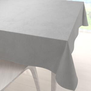 Biante Veľký zamatový štvorcový obrus Velvet Prémium SVP-039 Sivý 190x190 cm