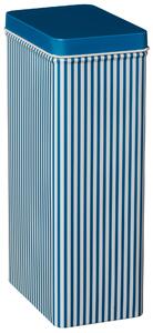 Plechová dóza s vekom Blue Stripes Tall