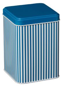 Plechový box s vekom Blue Stripes