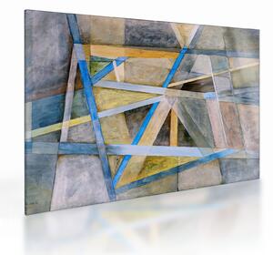 Sklenený obraz - Abstrakcia (70x50 cm)