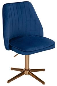Otočná stolička Modrá