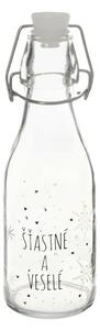 Orion Fľaša s klip uzáverom Vločka biela 0,16 l, 160 ml