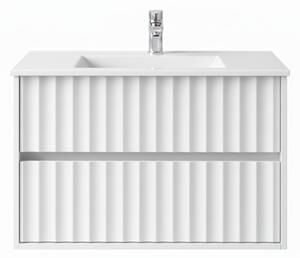 Kúpeľňová skrinka s umývadlom NOA White U60 | 60 cm