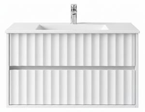 Kúpeľňová skrinka s umývadlom NOA White U80 | 80 cm