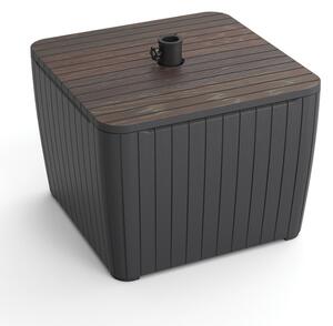 Úložný box ZION DECO | walnut / grafit