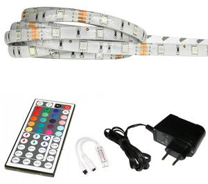 ECOLIGHT LED pásik - RGB 5050 - 2,5m - 30LED/m - 7,2W/m - IP65 - komplet - ovládanie 44 tlačidiel