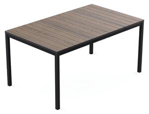 Záhradný stôl DEPORTO | 160 walnut / grafit
