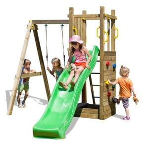 Detské ihrisko so zelenou šmykľavkou Play Basic 004