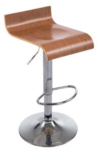 Barová stolička Wood - Hnedá