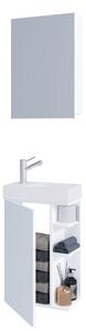 HOSŤOVSKÁ KÚPEĽŇA, biela, 40 cm MID.YOU - Kúpeľňové skrinky, Online Only