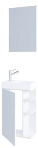 HOSŤOVSKÁ KÚPEĽŇA, biela, 40 cm MID.YOU - Kúpeľňové skrinky, Online Only