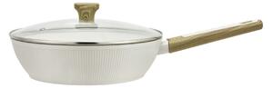 PANVICA KITCHISIMO BIANCO S POKRIEVKOU 28CM INDUK. DNO